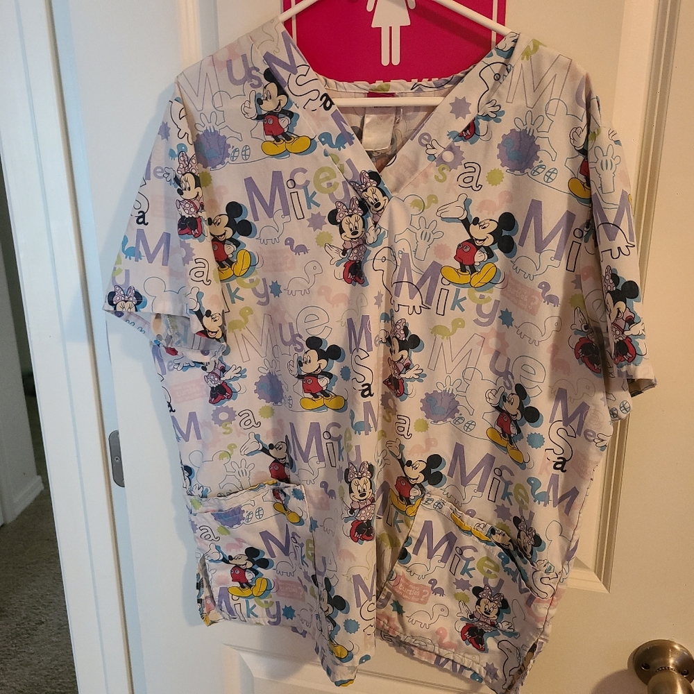Large scrub top